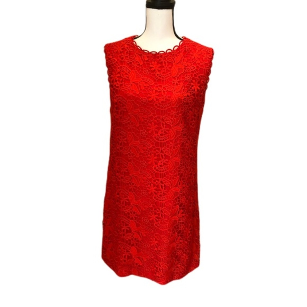 Cynthia Steffe Dress Floral Lace Detailing Size 4
